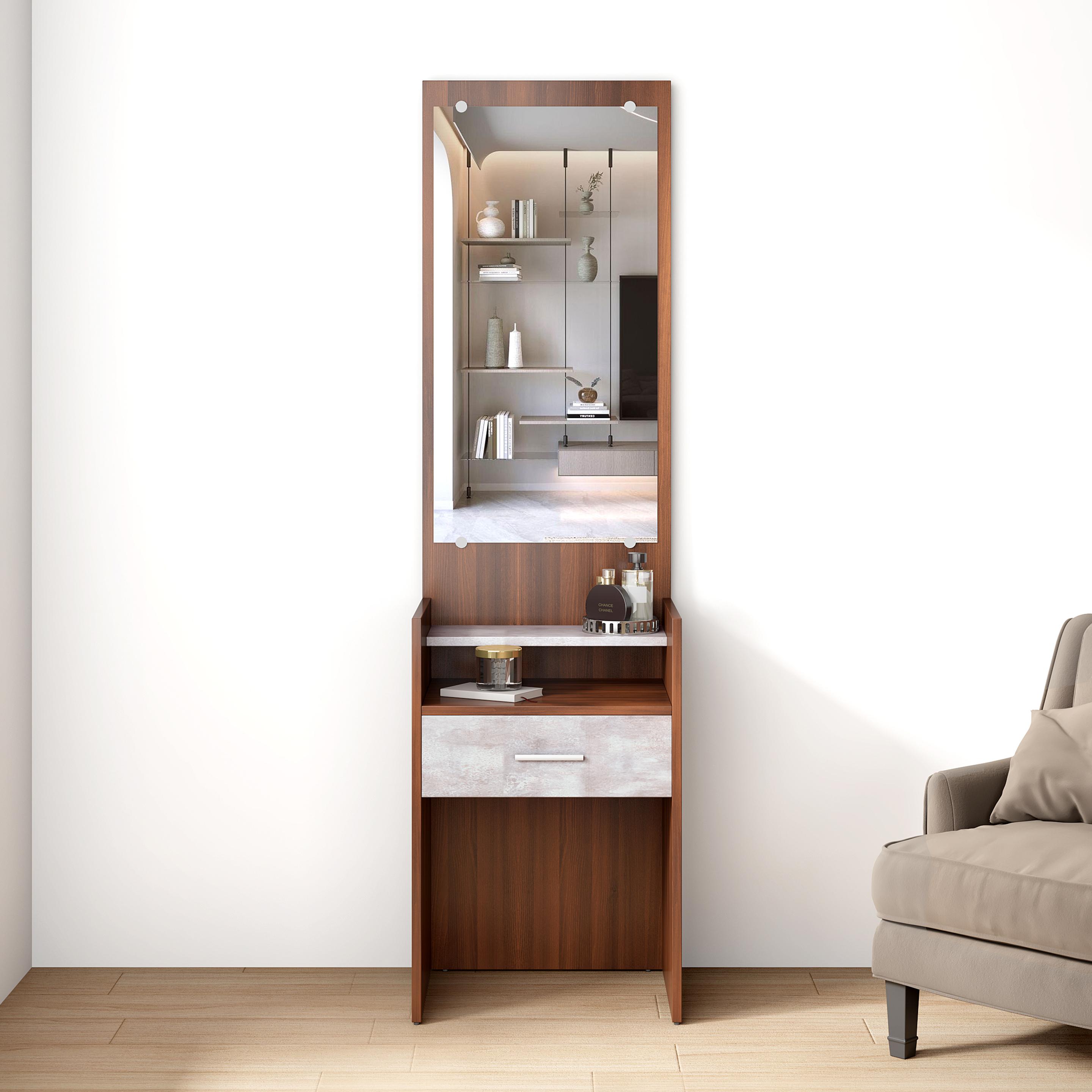 Claudia Dressing Table in Dark Acacia Finish