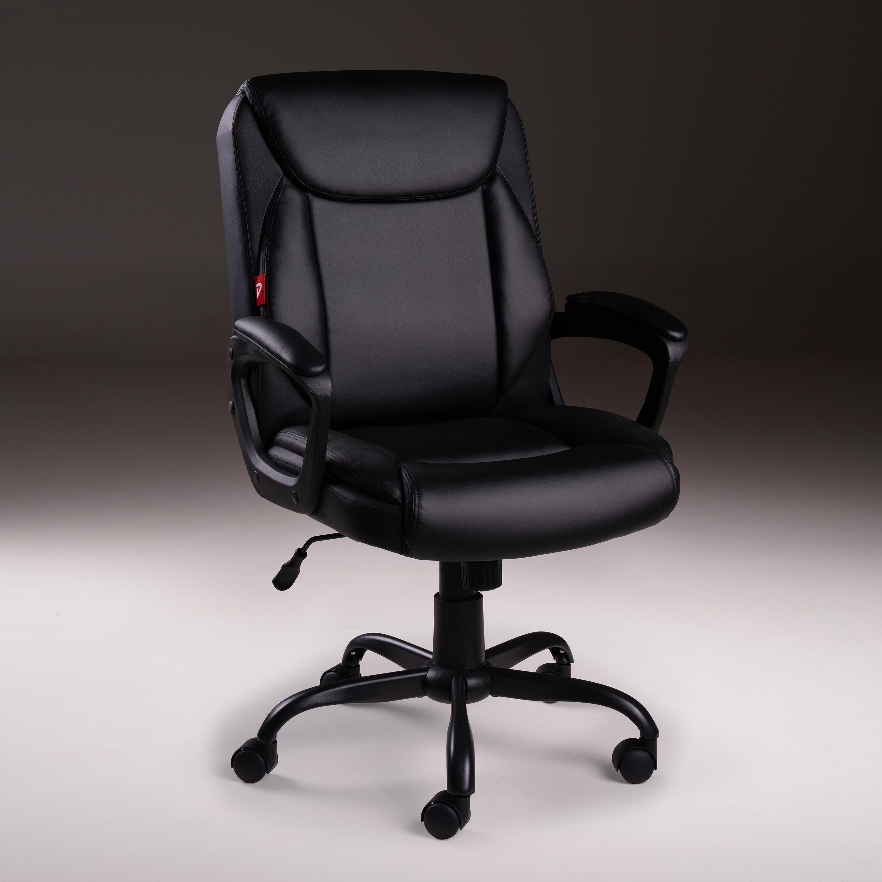 Buy Elara Black Leatherette Connect Guest Chair Online at Durian