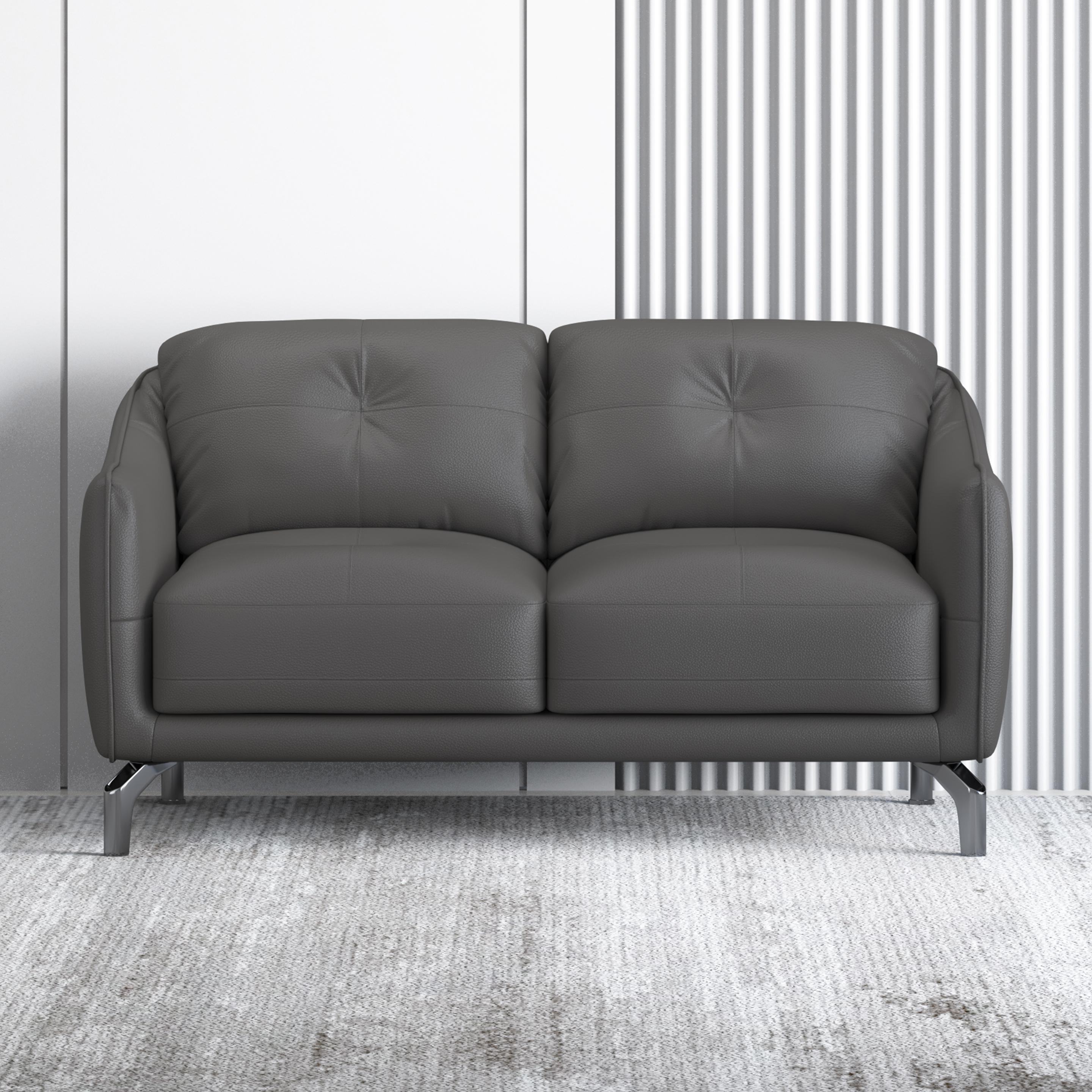 Dark grey two seater sofa sale