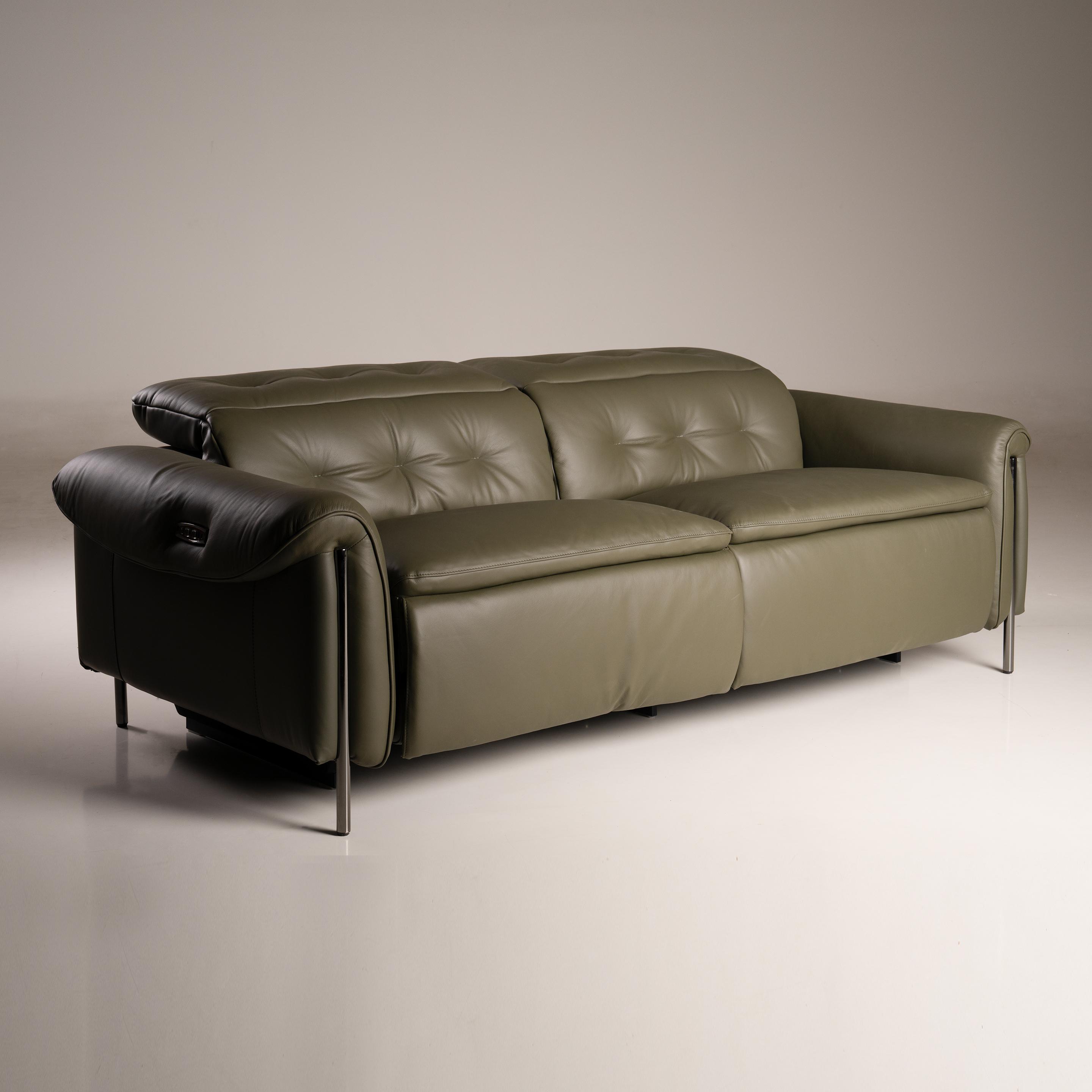 Splendor Leather 3 Seater Power Recliner with Charging Ports