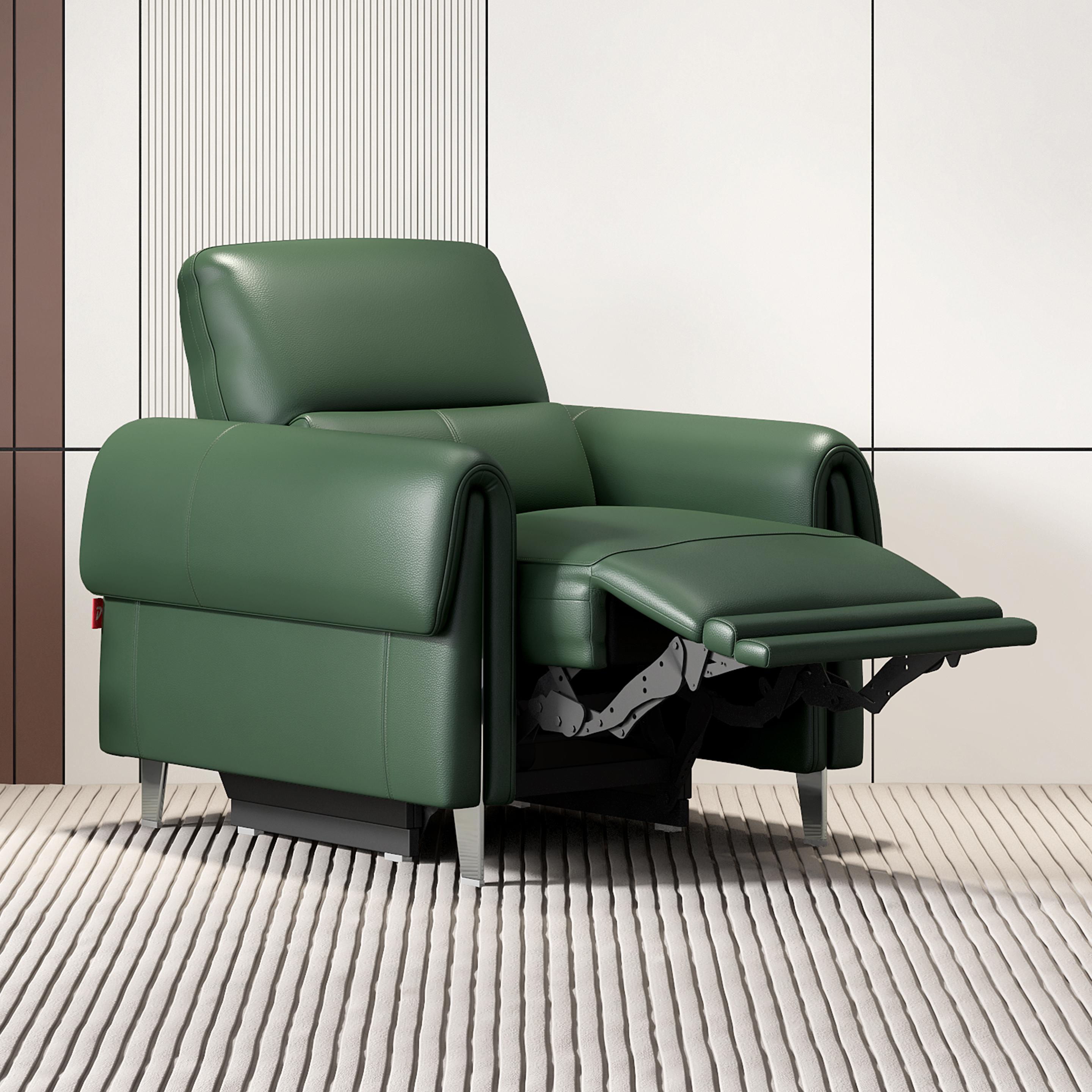 Vivian Leather 1 Seater Power Recliner with USB Port