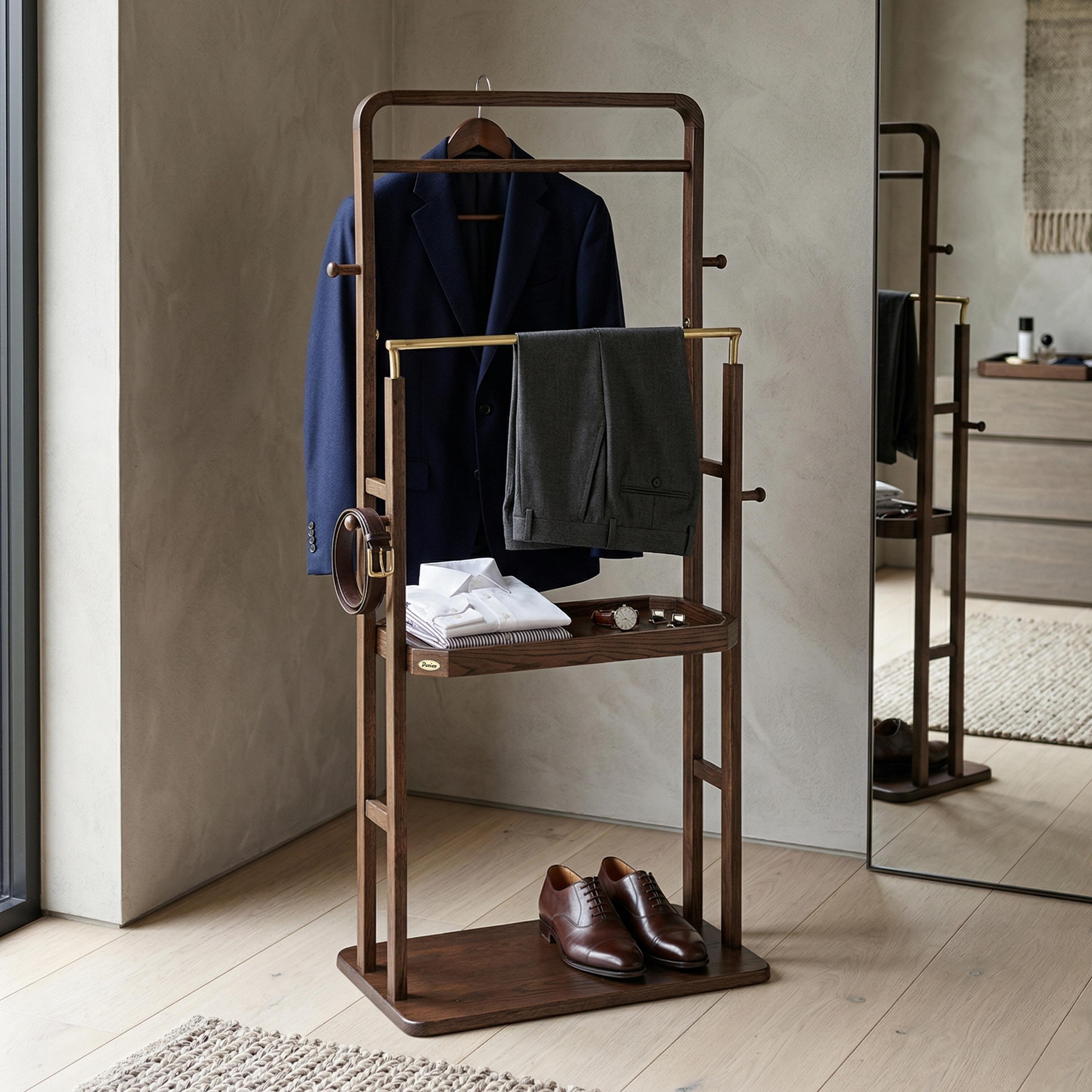 Durian Display Rack Buy Terra Walnut Brown Solid Wood Coat Rack Online | Durian