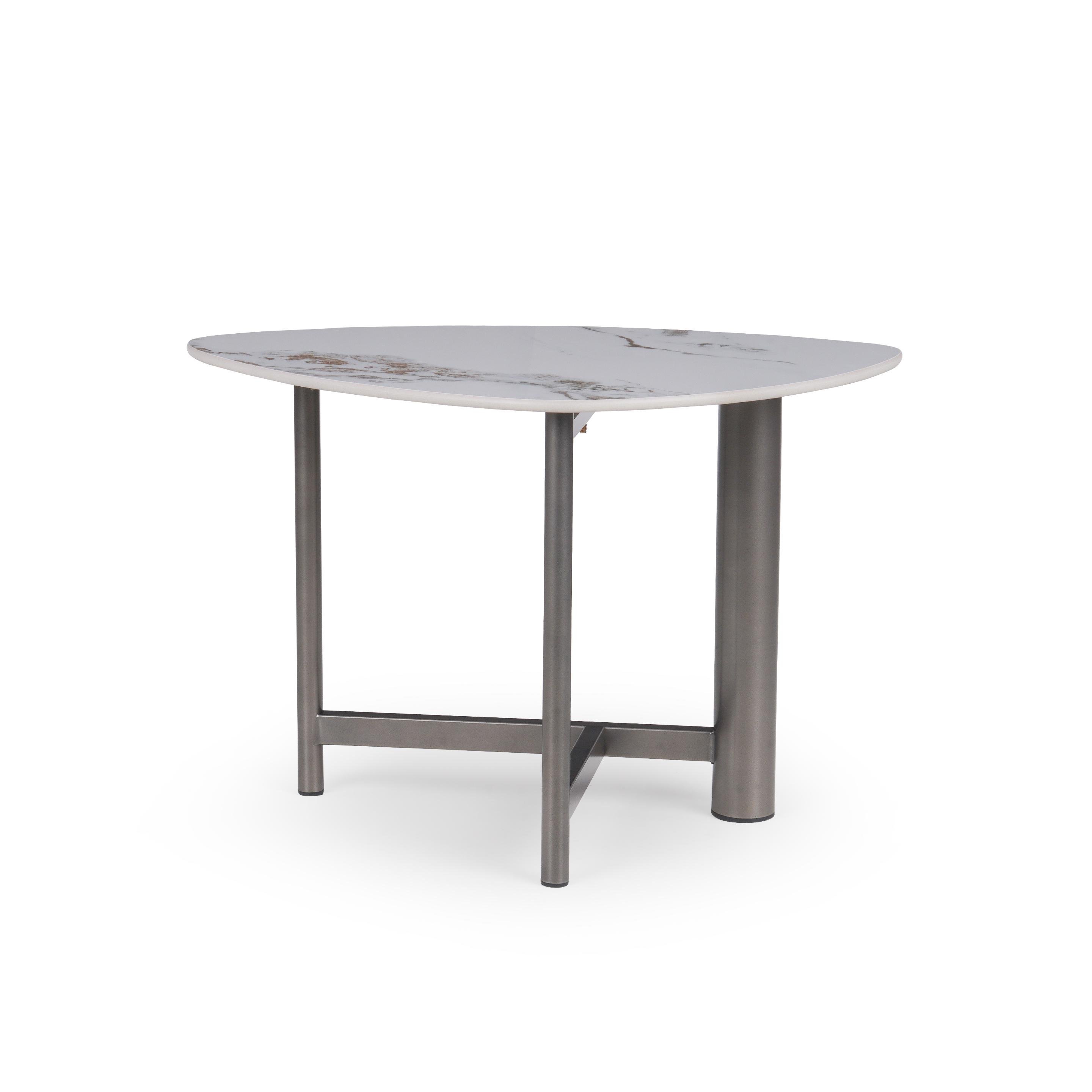 Buy Cindy Grey Composite Marble Side & End Table Online at Durian