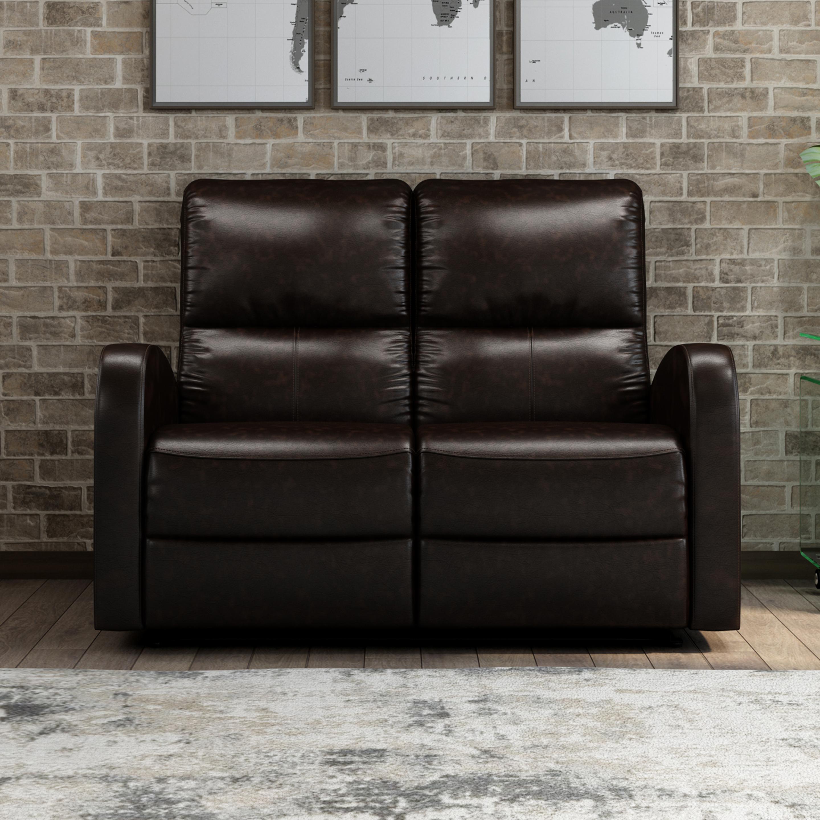 Dylan Leatherette 2 Seater Manual Recliner