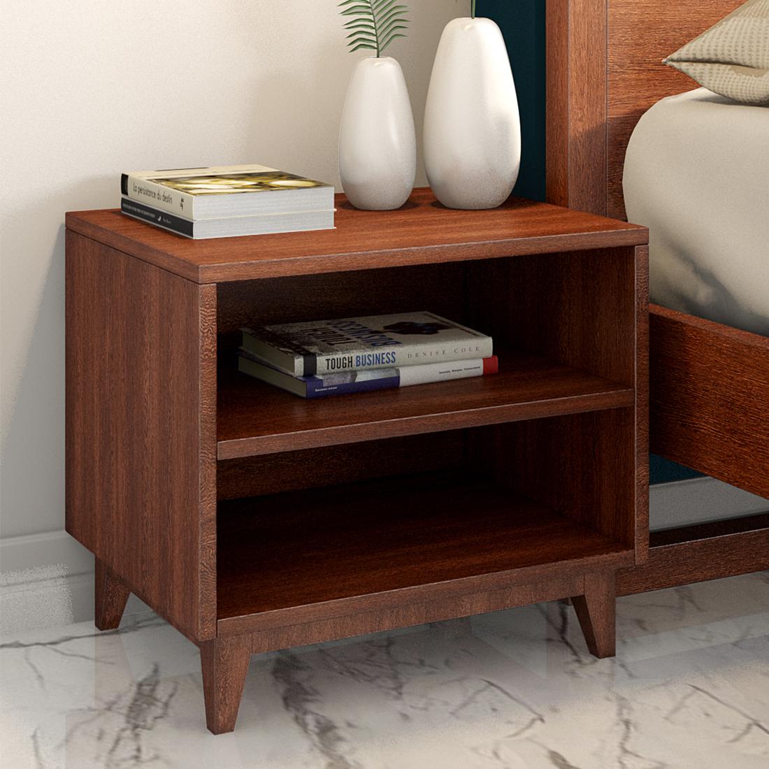 Turner Bed Side Table in Dark Oak Finish