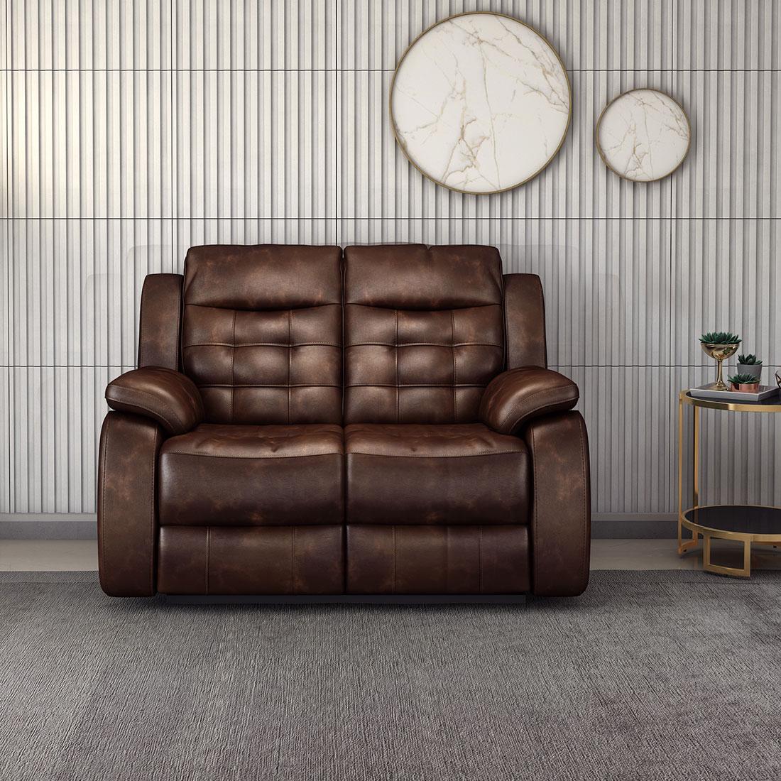 Hemingway Nappa Aire 2 Seater Manual Recliner