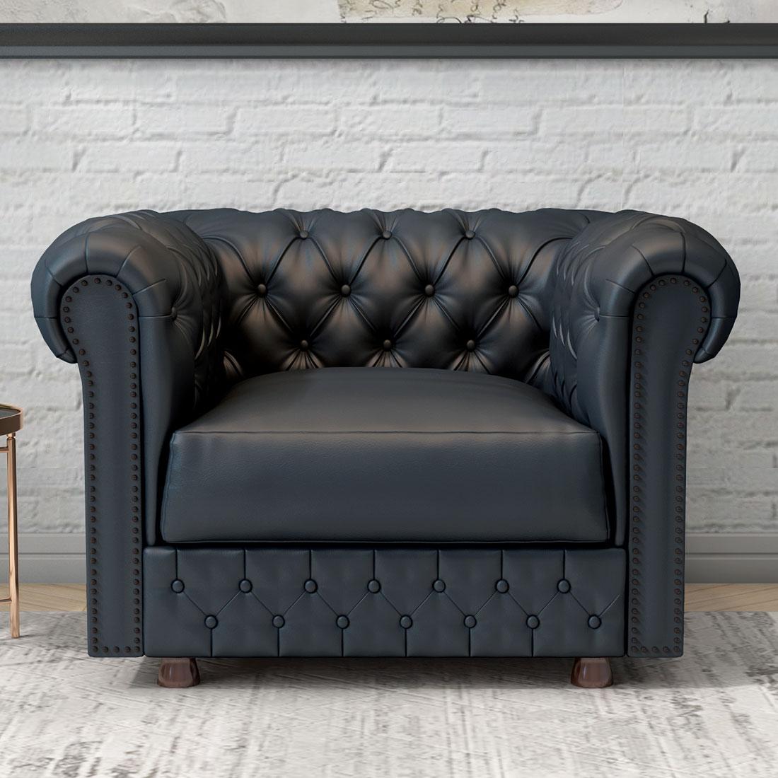 Leatherette Sofa