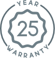 25 Years Unrivalled Warranty
