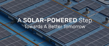 A solar powered step towards a better tomorrow